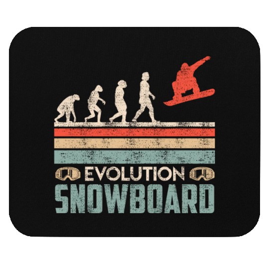 Evolution Snowboard Mouse Pads Winter Park Snowboard
