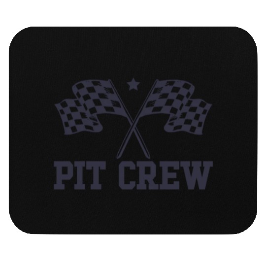 Pit Crew Racing Enthusiast Racer Birthday Pit Crew Mouse Pads