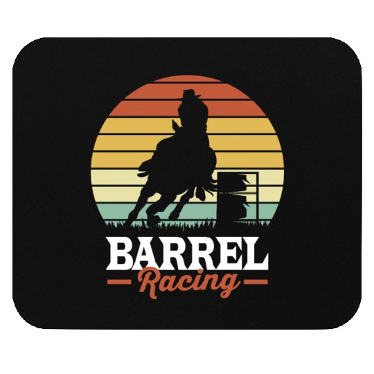 Retro Barrel Racing Mouse Pads