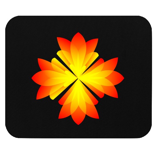 Sunset Bloom Mouse Pads