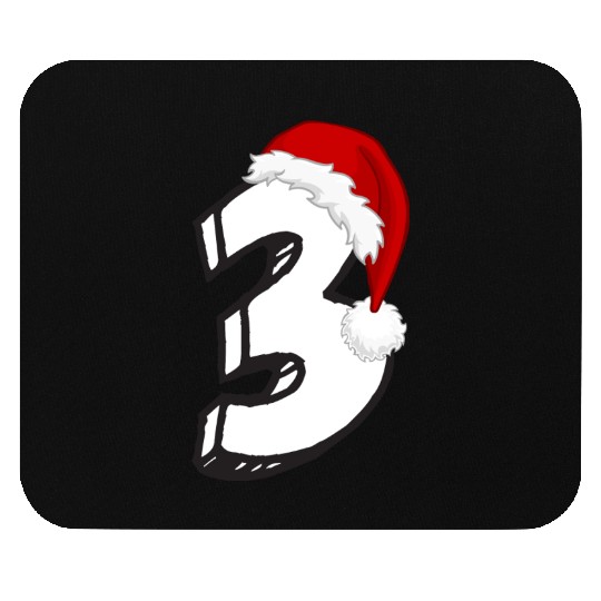 Happy 3rd Birthday! - Third Christmas Number Mouse Pads