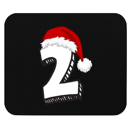 Number 2 Second Birthday - Christmas Two Mouse Pads