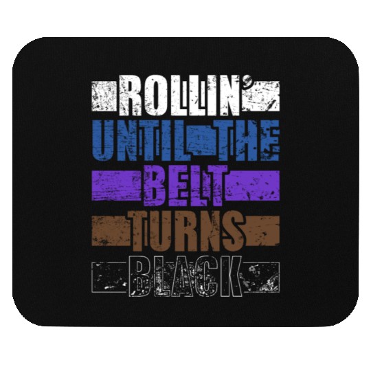 MMA Brazilian Jiu Jitsu belt color BJJ gift Mouse Pads