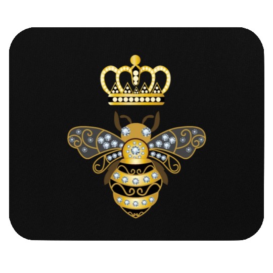 Queen Bee Crown Women Hive Beekeeping Bee Women Mouse Pads