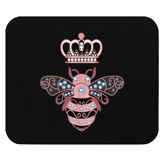 Queen Bee Crown Women Hive Beekeeping Bee Women Mouse Pads