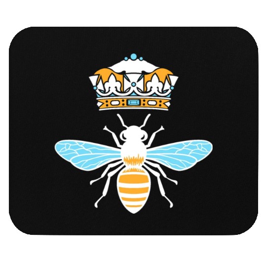Queen Bee Crown Women Hive Beekeeping Bee Women Mouse Pads