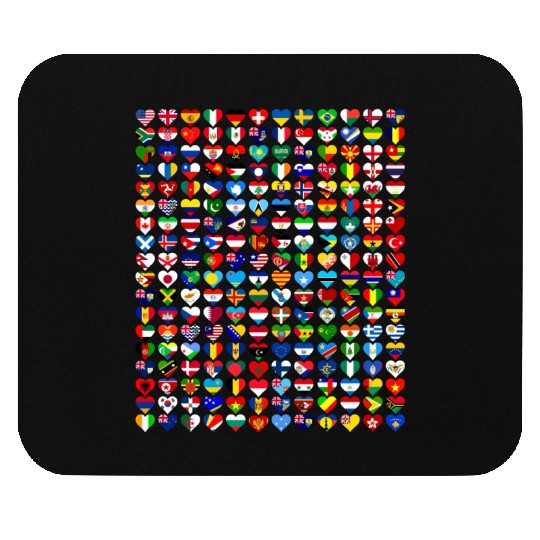 International Flags of the Countries of the World Mouse Pads