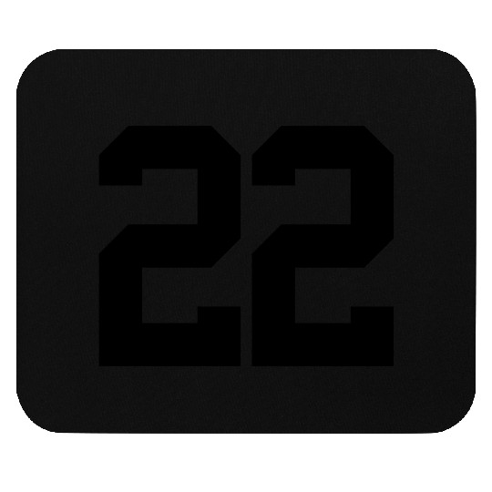 Sports Number 22 Mouse Pads