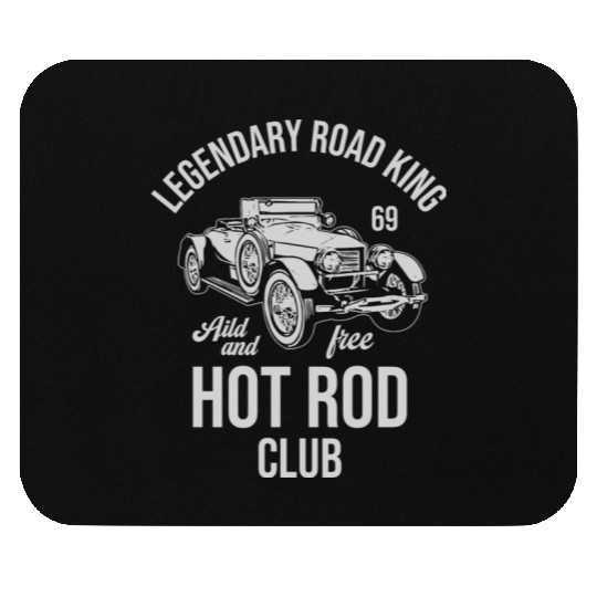 hot rod club, classic car, vintage car Mouse Pads