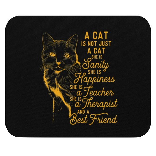 A Cat Is Not Just A Cat Cat Lover Cute Kitten Mouse Pads