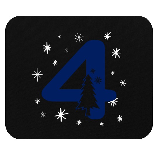 4th Anniversary Year - Christmas Celebration Four Mouse Pads