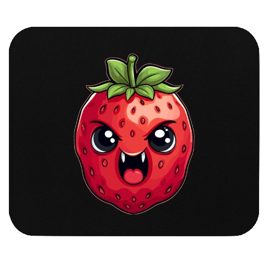 Bad Strawberry Summer Kawaii Gift Mouse Pads