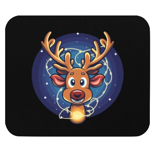 Christmas Deer - Spread Holiday Cheer! Mouse Pads