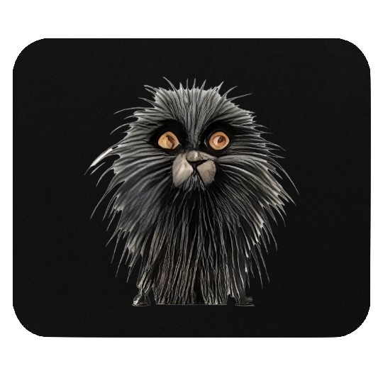 Cartoon monster character Mouse Pads