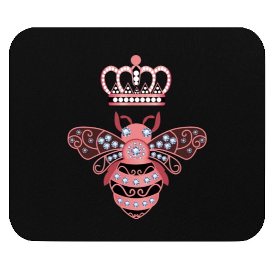 Queen Bee Crown Women Hive Beekeeping Bee Women Mouse Pads