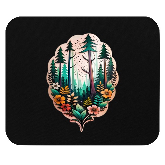 nature on skin Mouse Pads