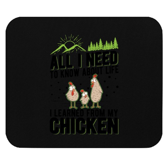 Chickens Chicken Farm Farmer Mouse Pads
