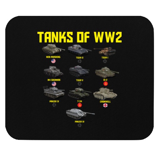 Tanks Of World War II Military Tanks Of WW2 TanksP Mouse Pads