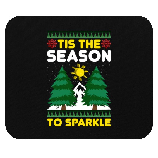 tis the Season to Sparkle Mouse Pads
