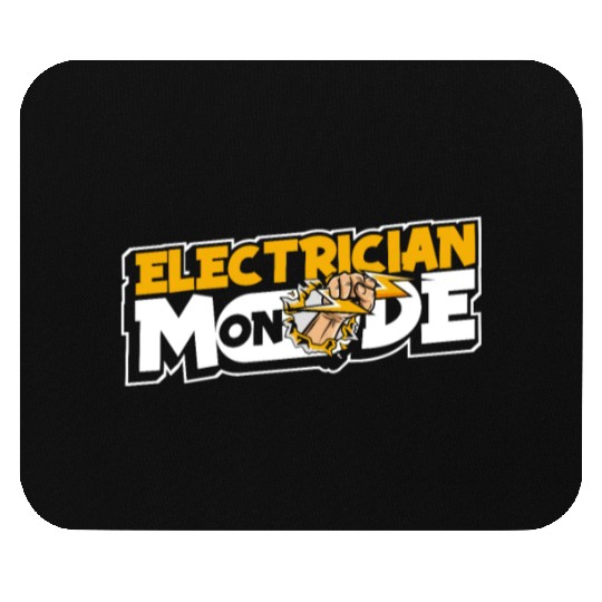 Electrician Mode On Wiremen Powerline Technician Mouse Pads