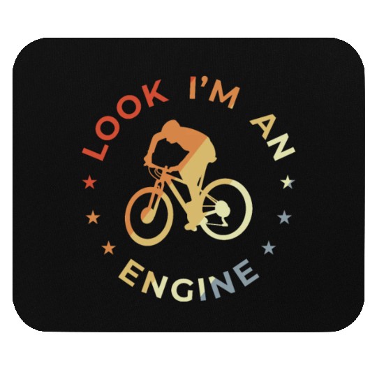 Cycling Joke Mouse Pads