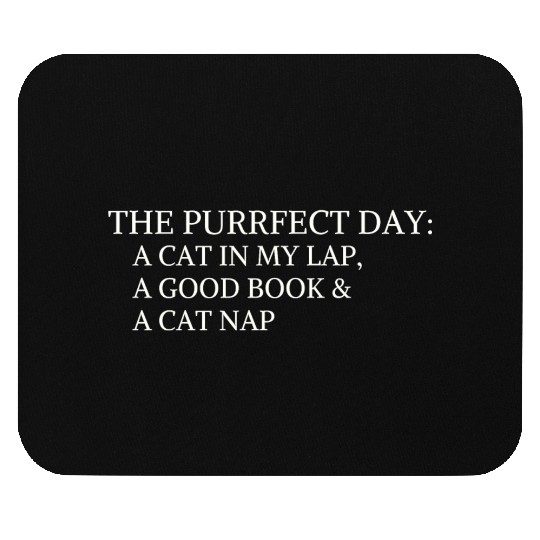 The Purrfect : Cat in My Lap Book Catnap The Purrf Mouse Pads