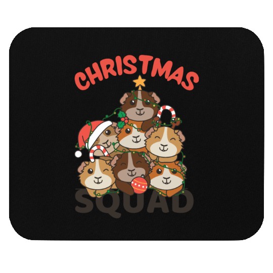 Guinea Pig Christmas Tree Christmas Squad Mouse Pads