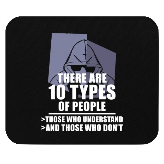 Funny Binary Code Saying Computer Science Programm Mouse Pads