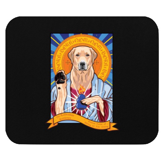 Saint Labrador Retriever Mouse Pads