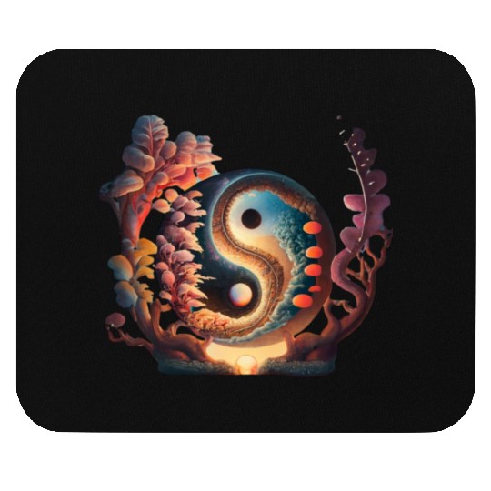 Title Elemental Harmony Dance of Light Mouse Pads