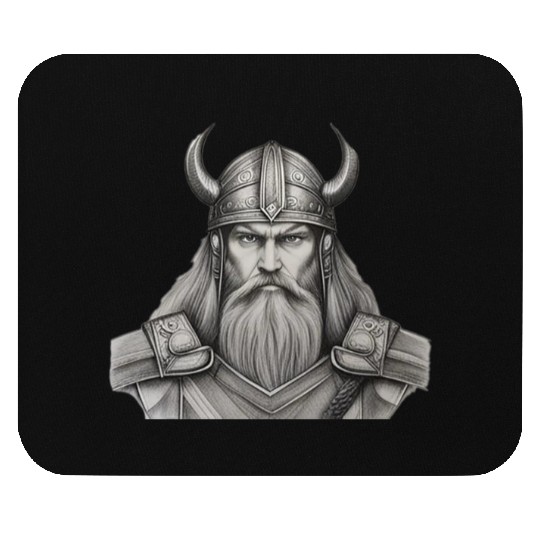 viking warrior Mouse Pads
