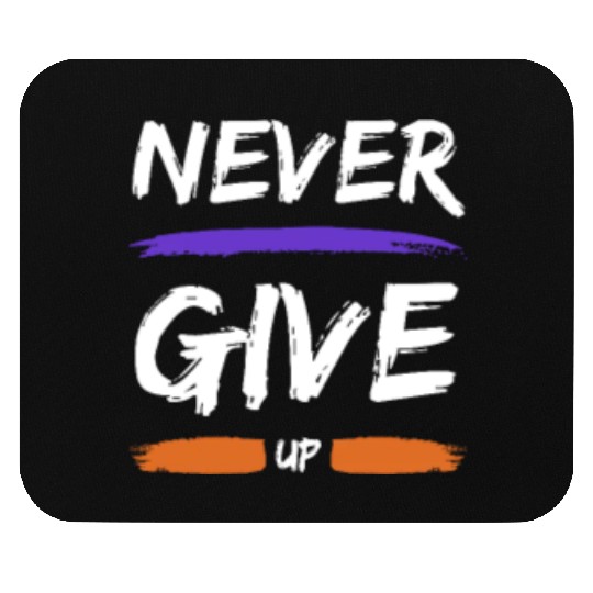 Resilience Threads: Never Give Up Apparel Mouse Pads
