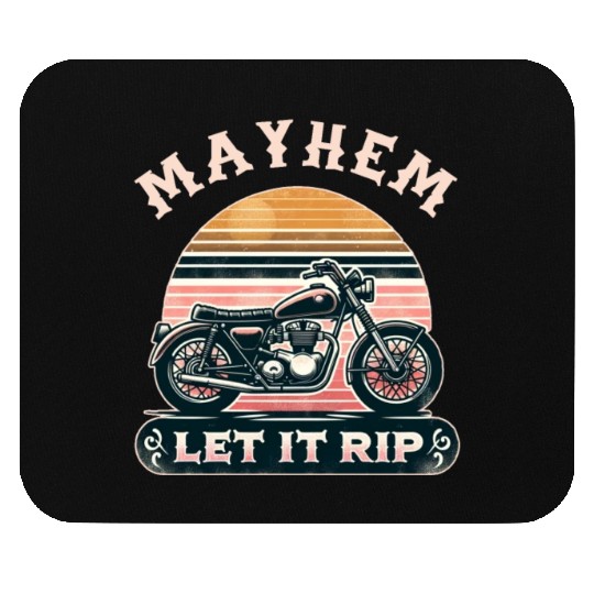 Unleash Chaos with Mayhem Let It Rip Graphic Wear Mouse Pads