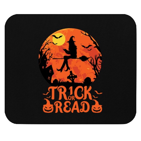 Trick Or Read Halloween Reading Lover Mouse Pads