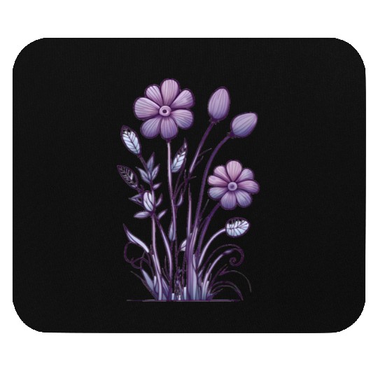 Lavender Majesty: A Tapestry of Orchids and Lilacs Mouse Pads