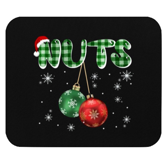 Chest Nuts Christmas Funny Couple Matching Mouse Pads
