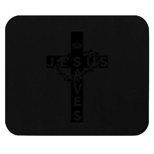Jesus Saves Mouse Pads