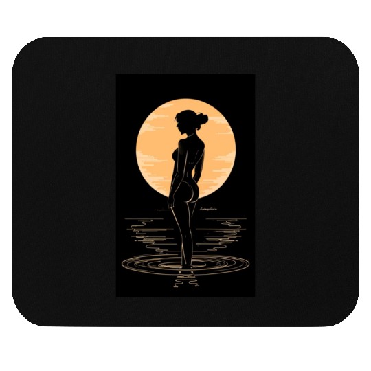 Elegance Redefined: Black and Gold Collection Mouse Pads
