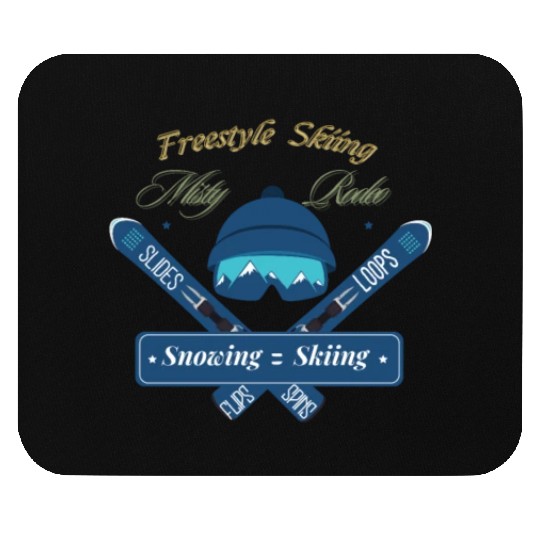 freestyle skiing, redeo, misty Mouse Pads
