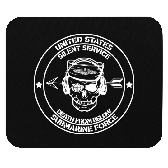 Us Submarine Force Death From Below Silent Service Mouse Pads