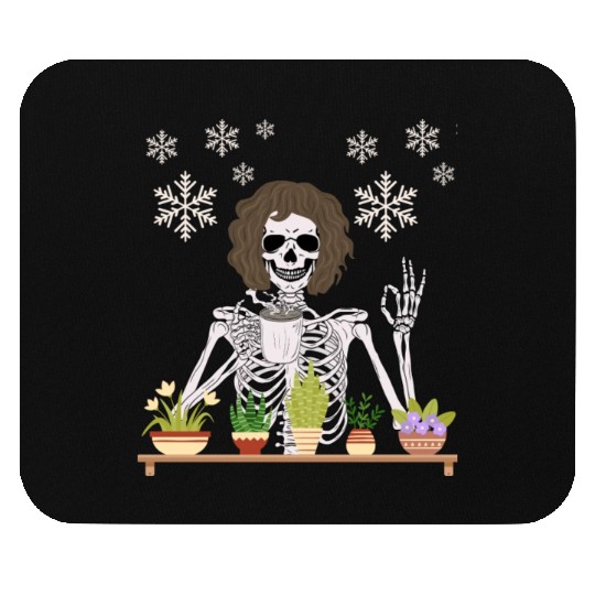 Skeleton Coffee Mouse Pads