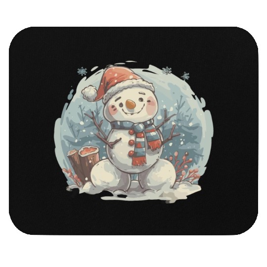 Best Snowman design Mouse Pads