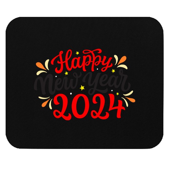 Happy New Year 2024 Mouse Pads