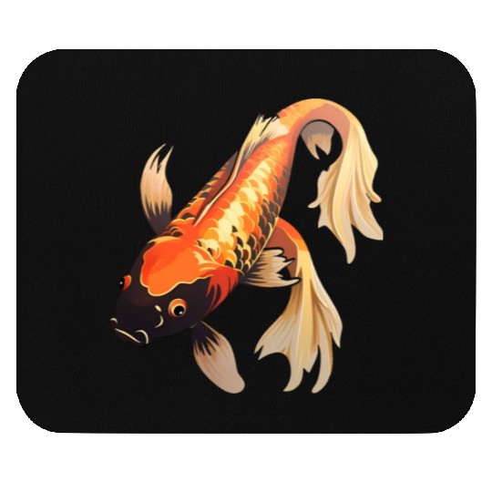 Koi Fish Japanese Carp Pond Mouse Pads