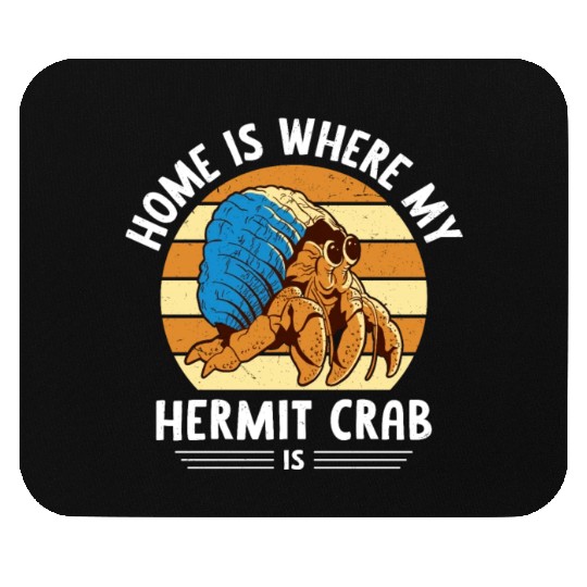 Sea Creature Seafood Shells Hermit Crab Lover Mouse Pads