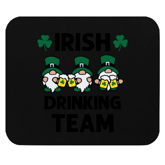 Irish Beer Drinking Gnomies Team Funny St Patrick Mouse Pads