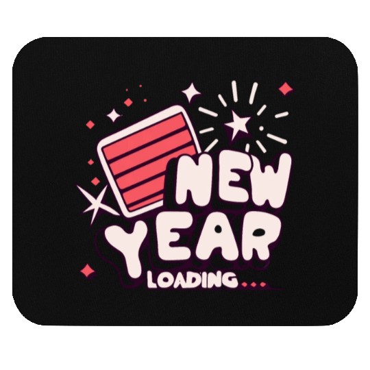 NYE New Year Loading Cheers To Festive New Year's Mouse Pads