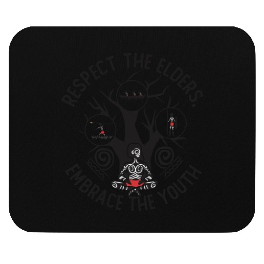 Respect Elders, Embrace Youth Mouse Pads