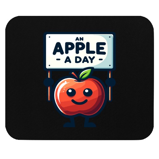 An Apple A Day Mouse Pads