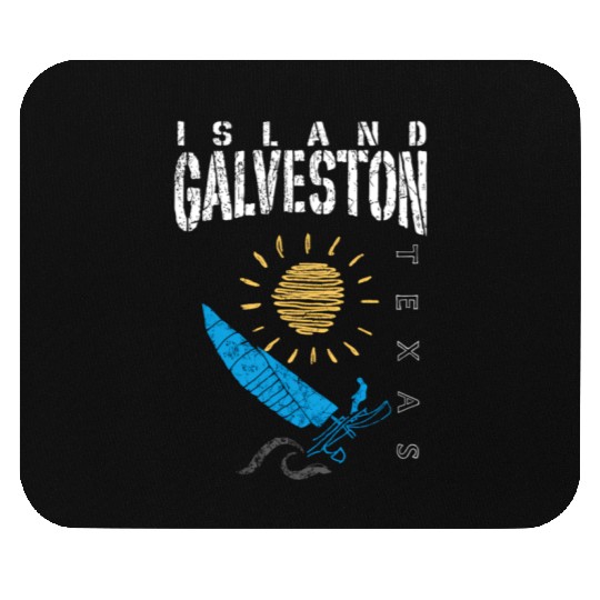 Galveston Island Texas Sailing Mouse Pads